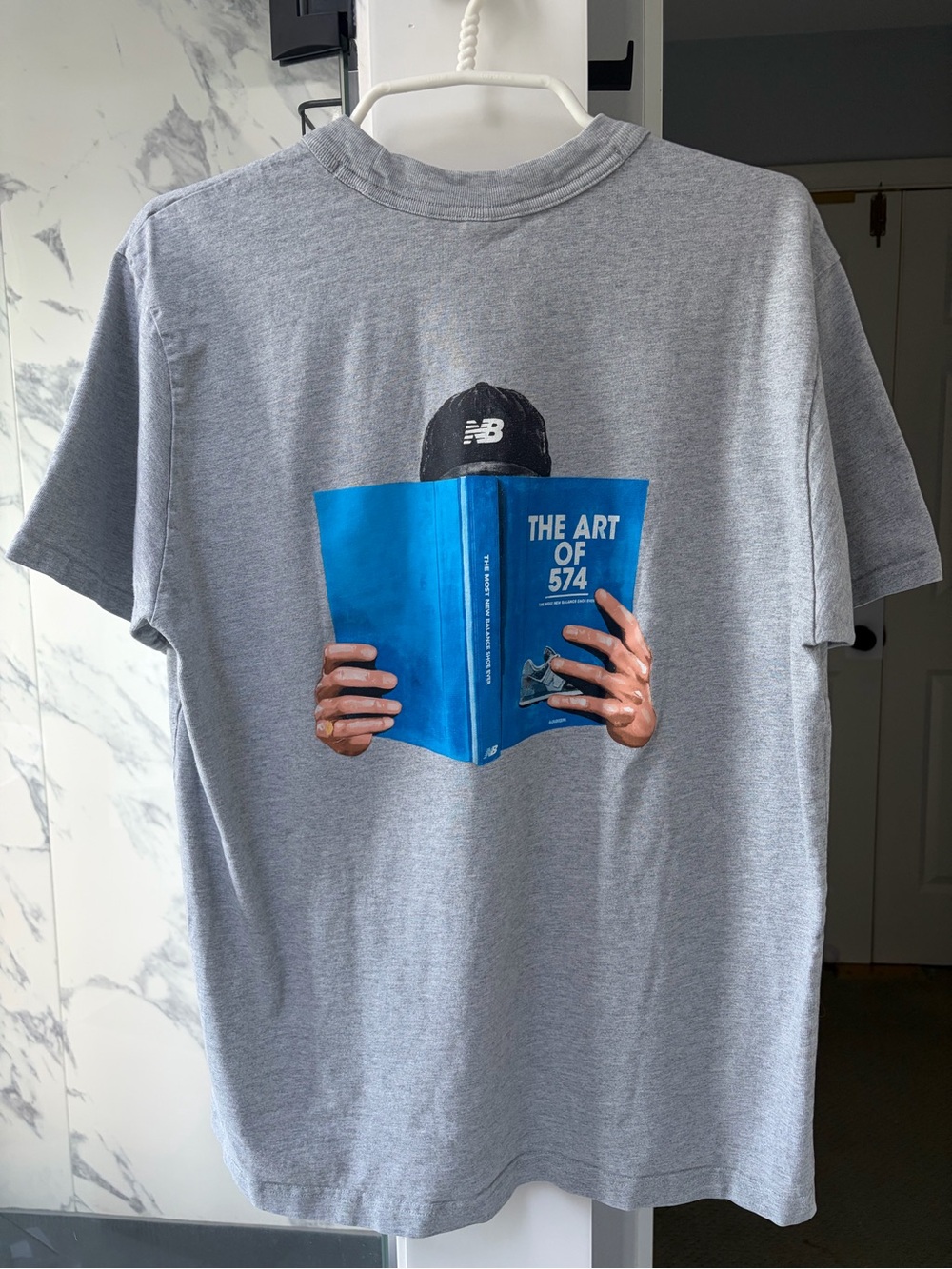 New Balance Artist Collective Men’s L Gray The Art of 574 Graphic T-Shirt